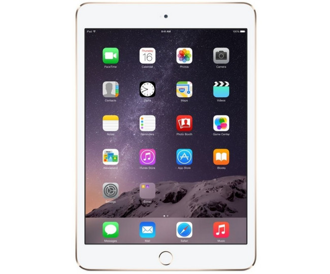 iPad mini 3 Wi-Fi, 128gb, Gold б/у